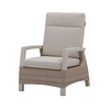 Adjustable Backrest Rattan Casual Chair