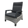 Adjustable Backrest Rattan Casual Chair