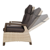 Adjustable Backrest Rattan Casual Chair