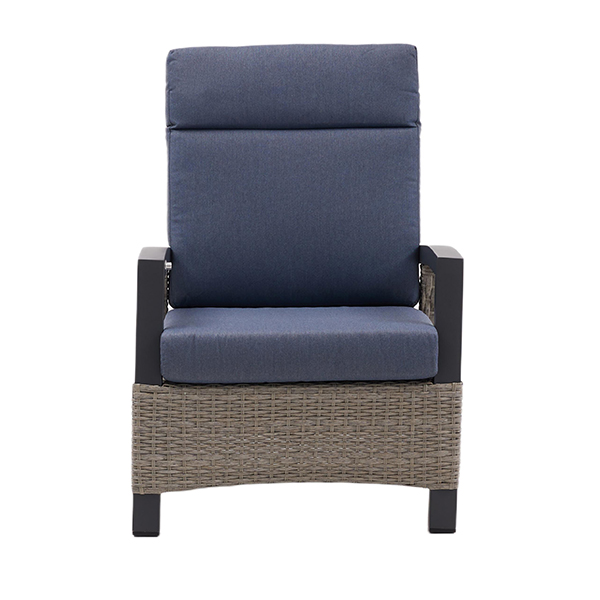 Commercial Rattan Outdoor Chair Setup